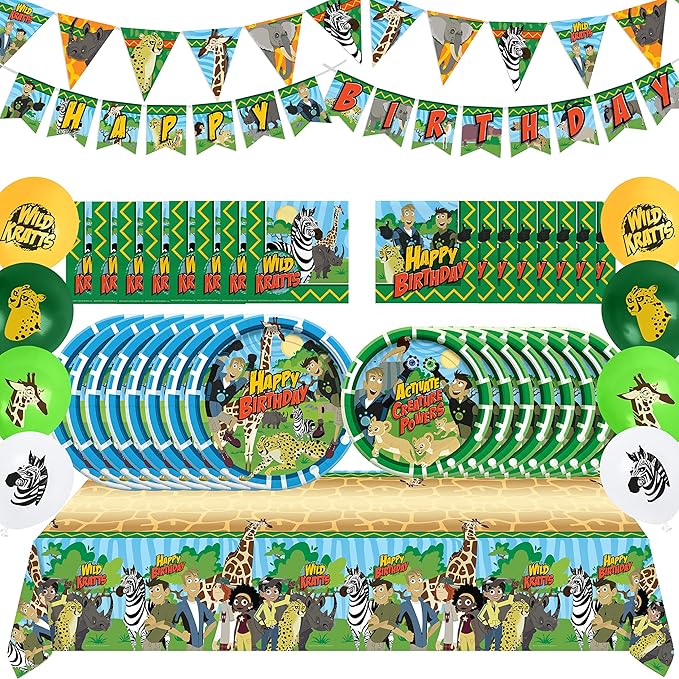 Treasures Gifted Wild Kratts Birthday Party Supplies