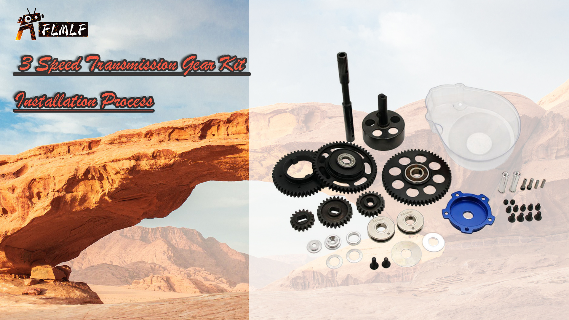 Amazon.com: FLMLF Alloy 3 Speed Transmission Gear Kit for 1/5 HPI