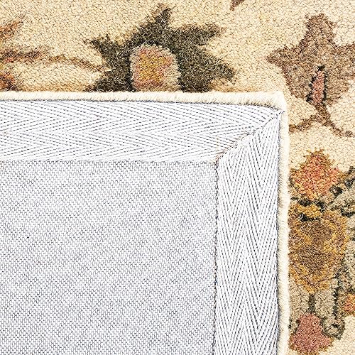 Miniatura 10 de SAFAVIEH Antiquity Collection AT52B - Alfombra redonda de lana oriental de 8 pies, hecha a mano, de lana de primera calidad