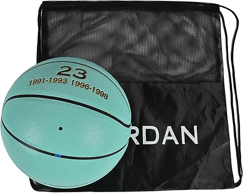 Miniatura 3 de Baloncesto de cuero compuesto de alta calidad 23# y pelota de calle oficial tamaño 7 (29.5 pulgadas), hecha para juegos de baloncesto en interiores