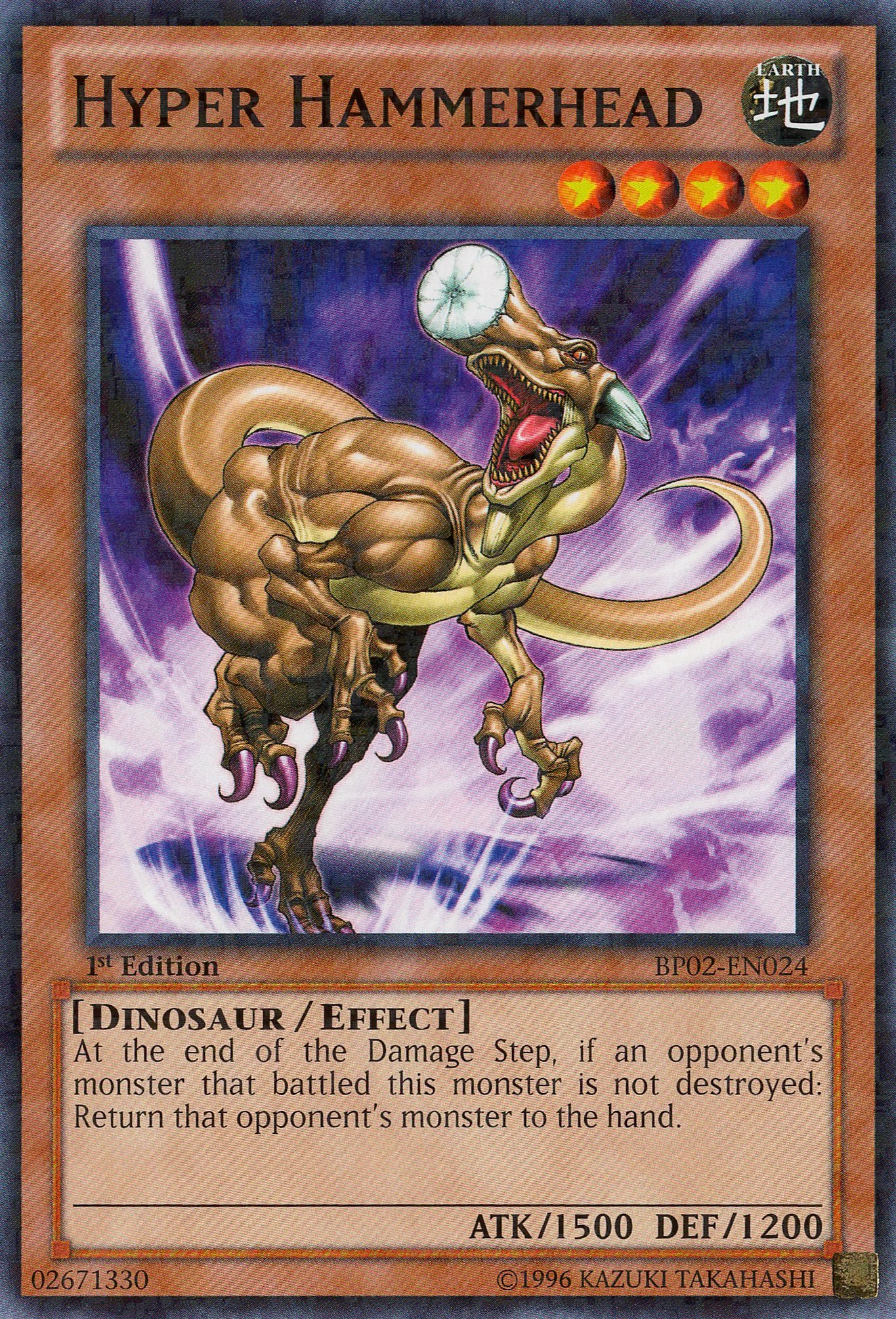 Yu-Gi-Oh! - Hyper Hammerhead (BP02-EN024) - Battle Pack 2: War of