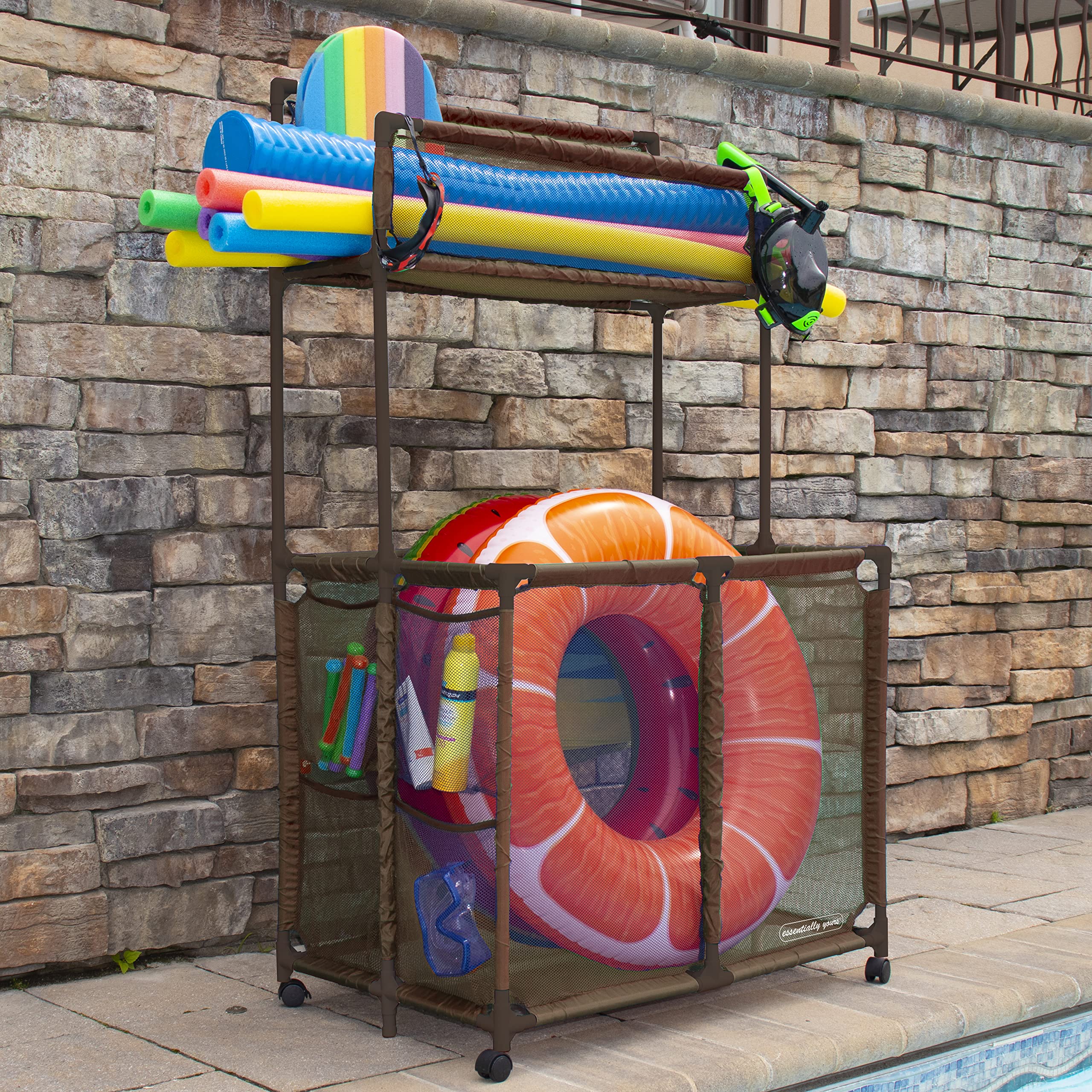 Diy Pool Storage Ideas Pool Tube Holder Storage Boxes Pool Toy