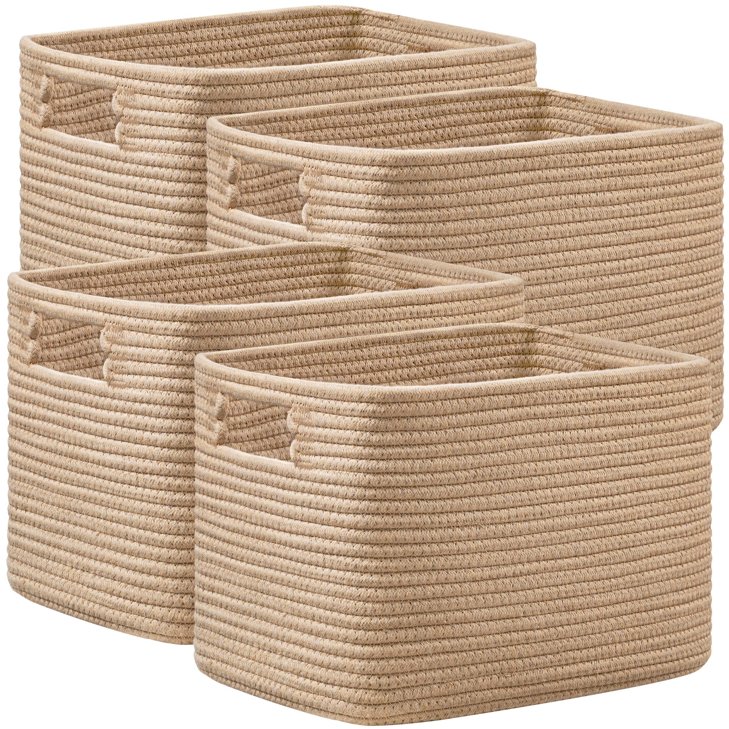UBBCARE 4 Pack Storage Baskets