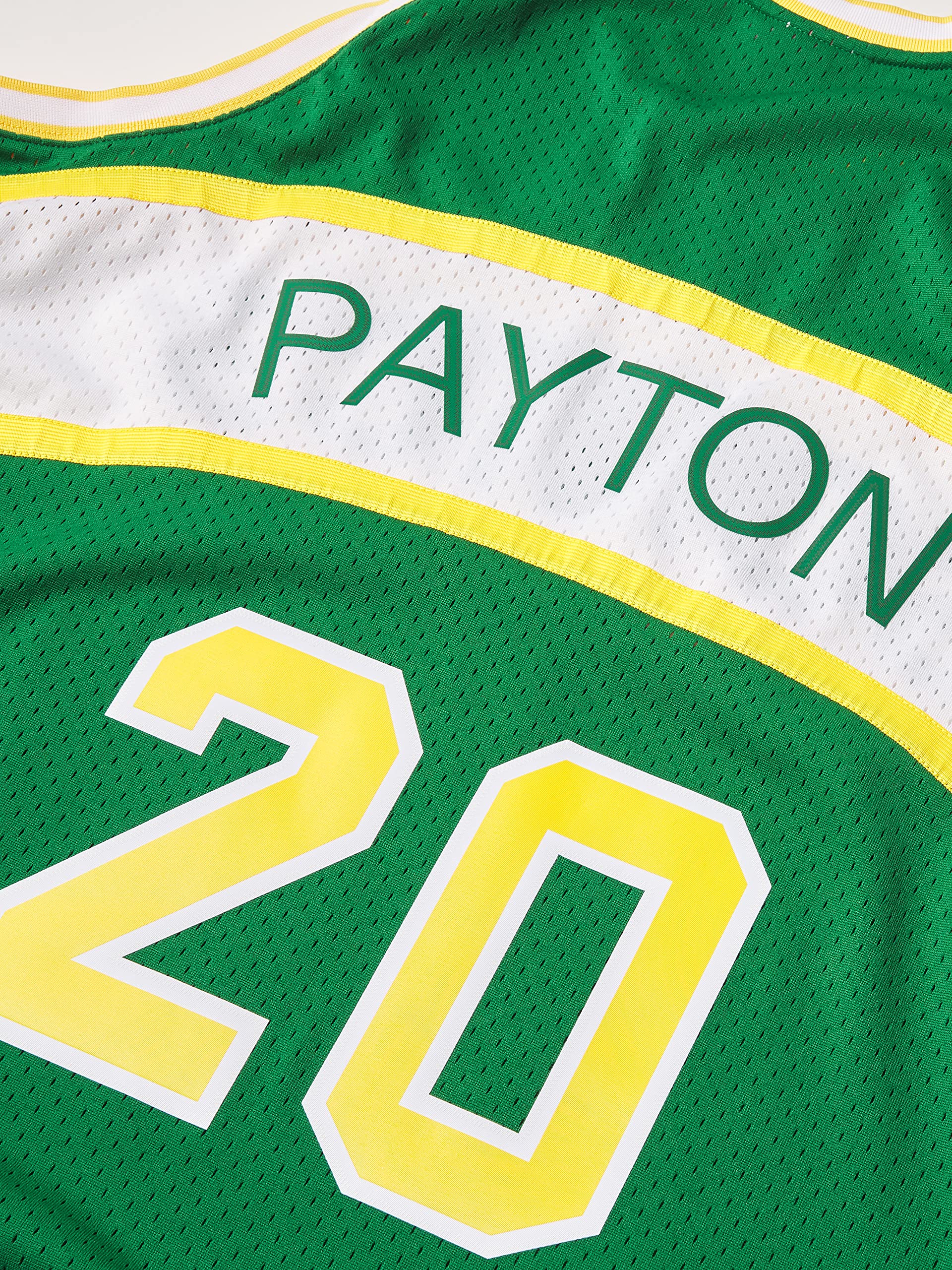 Mitchell & Ness Seattle Supersonics Gary Payton - Camiseta de Tirantes, Color Verde