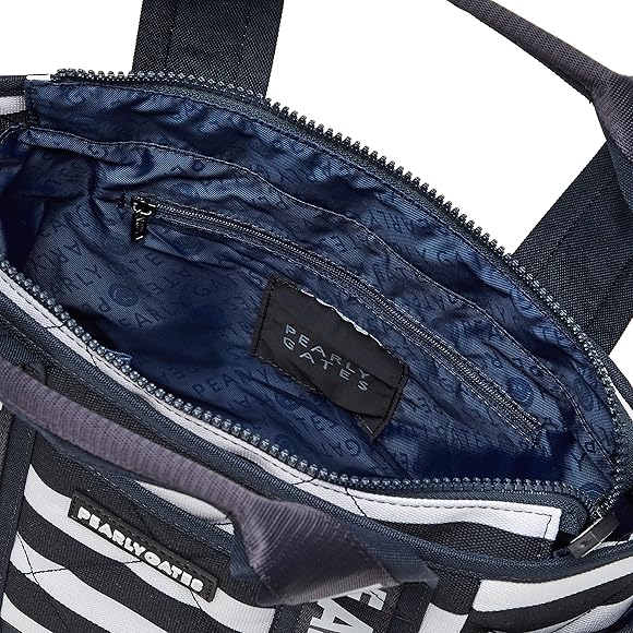 Amazon | [パーリーゲイツ] カートバッグ (細ボーダー柄) / ゴルフ