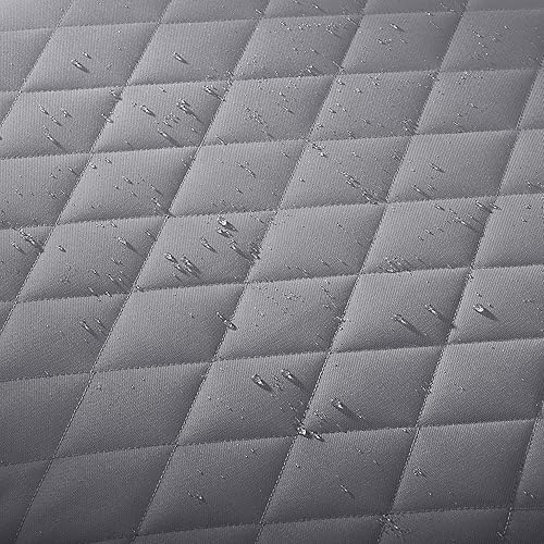 Miniatura 10 de Classic Accessories Montlake FadeSafe FadeSafe - Funda de cojín acolchada resistente al agua para banco de patio, 48 x 18 x 3 pulgadas, color gris