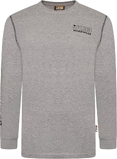 Banner Shirt - Mens Long Sleeve T Shirt - 100% Cotton Workwear - Mens Clothes - Long Sleeve T Shirt Mens