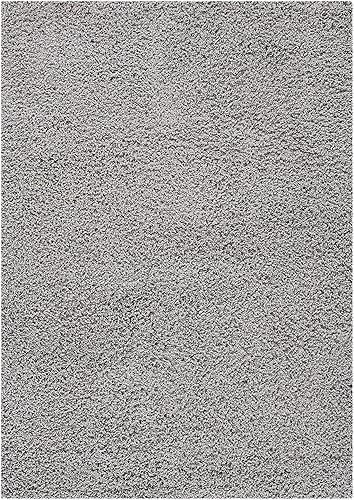 Vista 199 de SAFAVIEH Venus Shag Collection - Alfombra decorativa, 2 pies 7 pulgadas x 5 pies, color marfil, diseño sólido, no desprende pelusa y de fácil