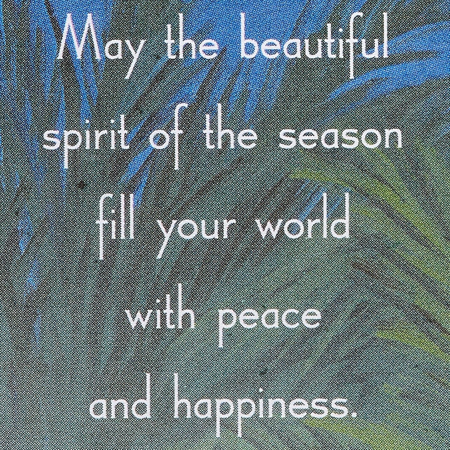 American Greetings Magic Moments Religious Pop Up Christmas Card, 3D O Holy Night Nativity Manger Scene (Spirit of the Season) - Image 3