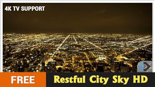 céu da cidade repousante gratuito HD - aprecie a bela paisagem na sua TV HDR 4K, TV 8K e dispositivo