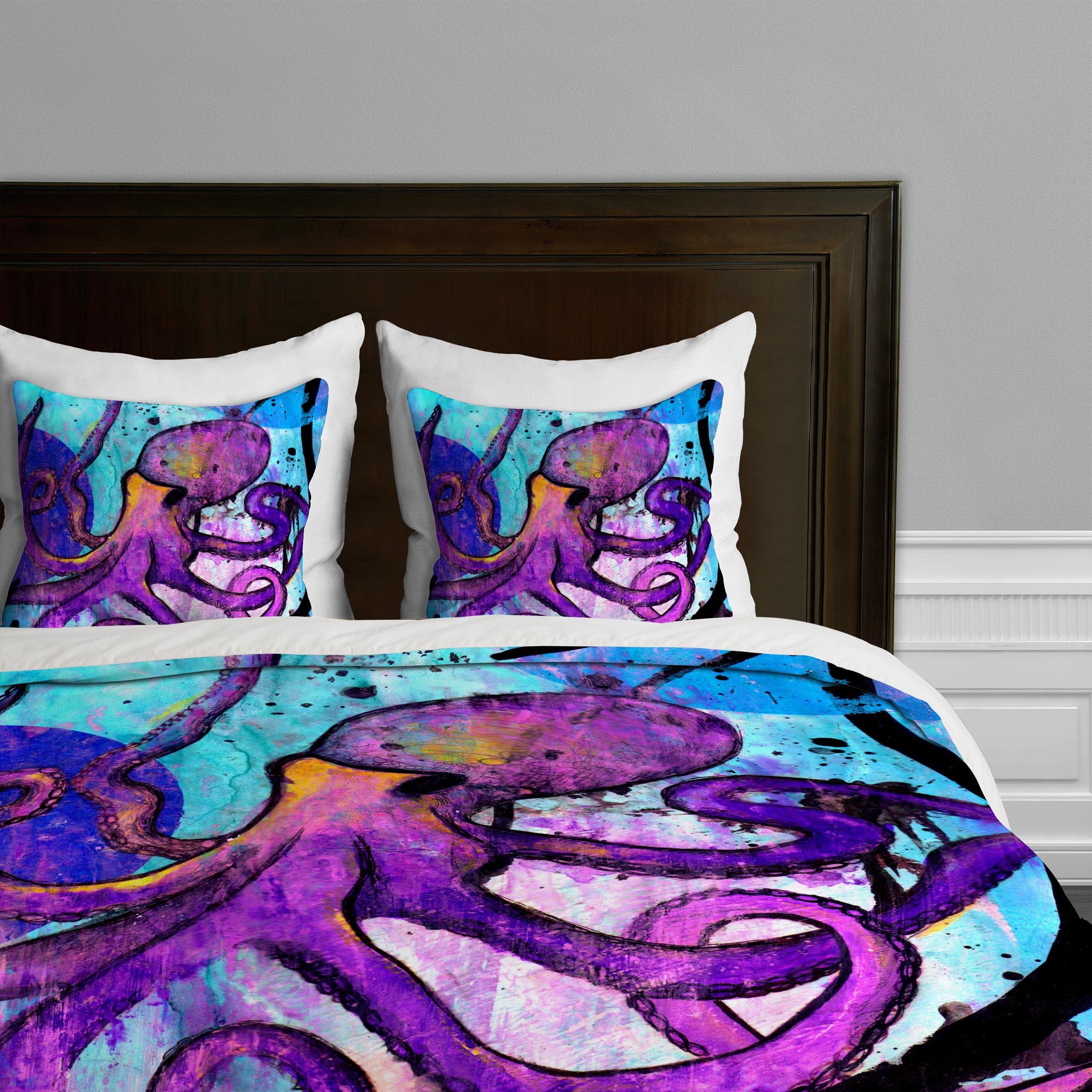 Funda de edredón pájaros Negar Designs Sophia Buddenhagen de algodón suave para cama