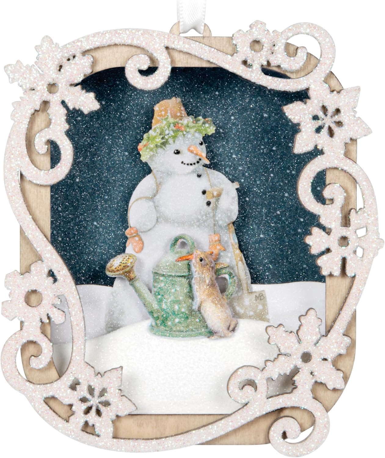 Hallmark Keepsake Christmas Ornament 2024, Marjolein Bastin Winter Wonder Papercraft, Gifts for Nature Lovers