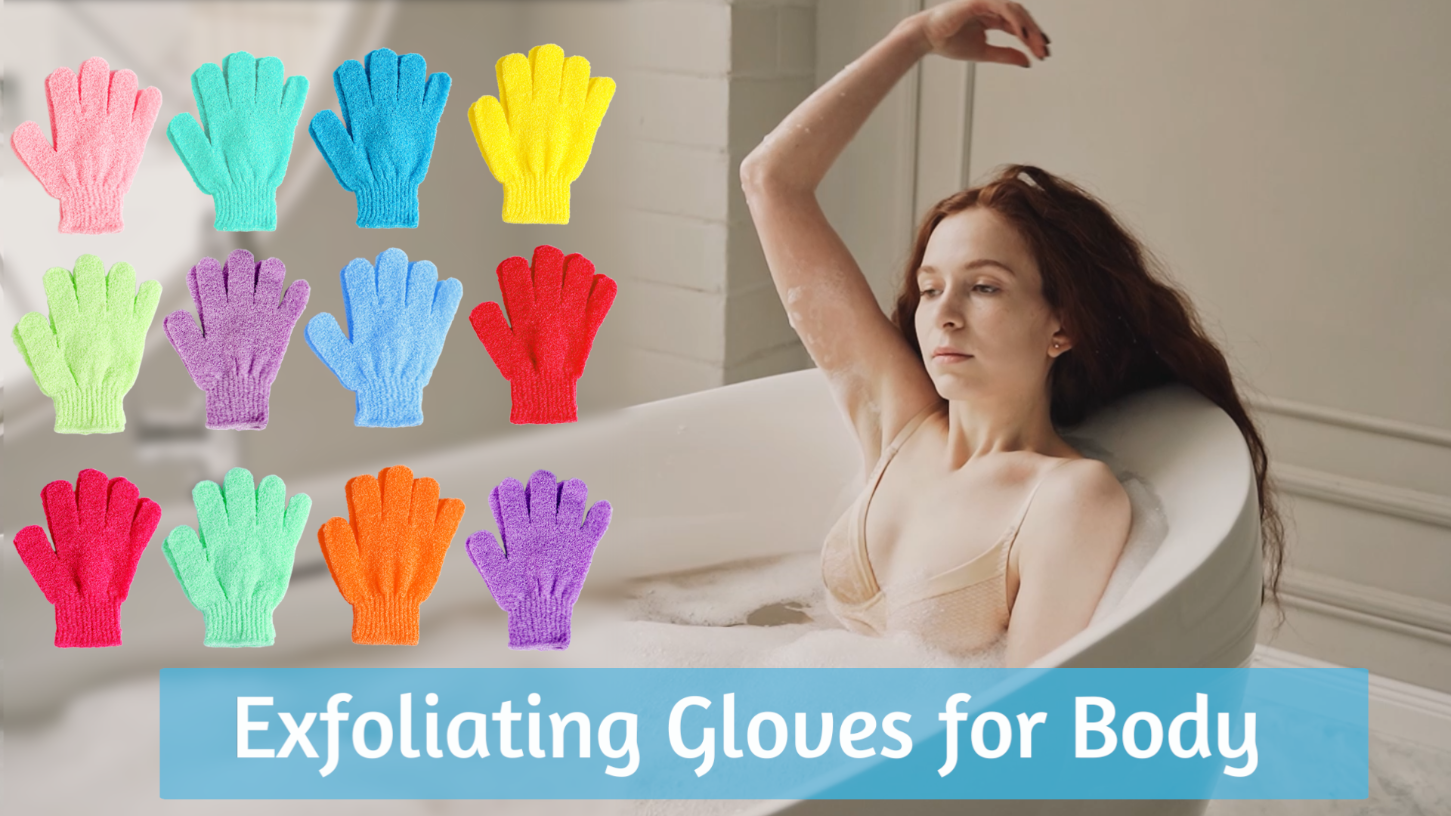 Amazon.com: Shower Gloves,24 Pcs Exfoliating Bath Gloves,Body Scrub Gloves  with Hanging Loop for Beauty Spa Massage Skin Shower Body Scrubber-12  Colors : Beauty & Personal Care