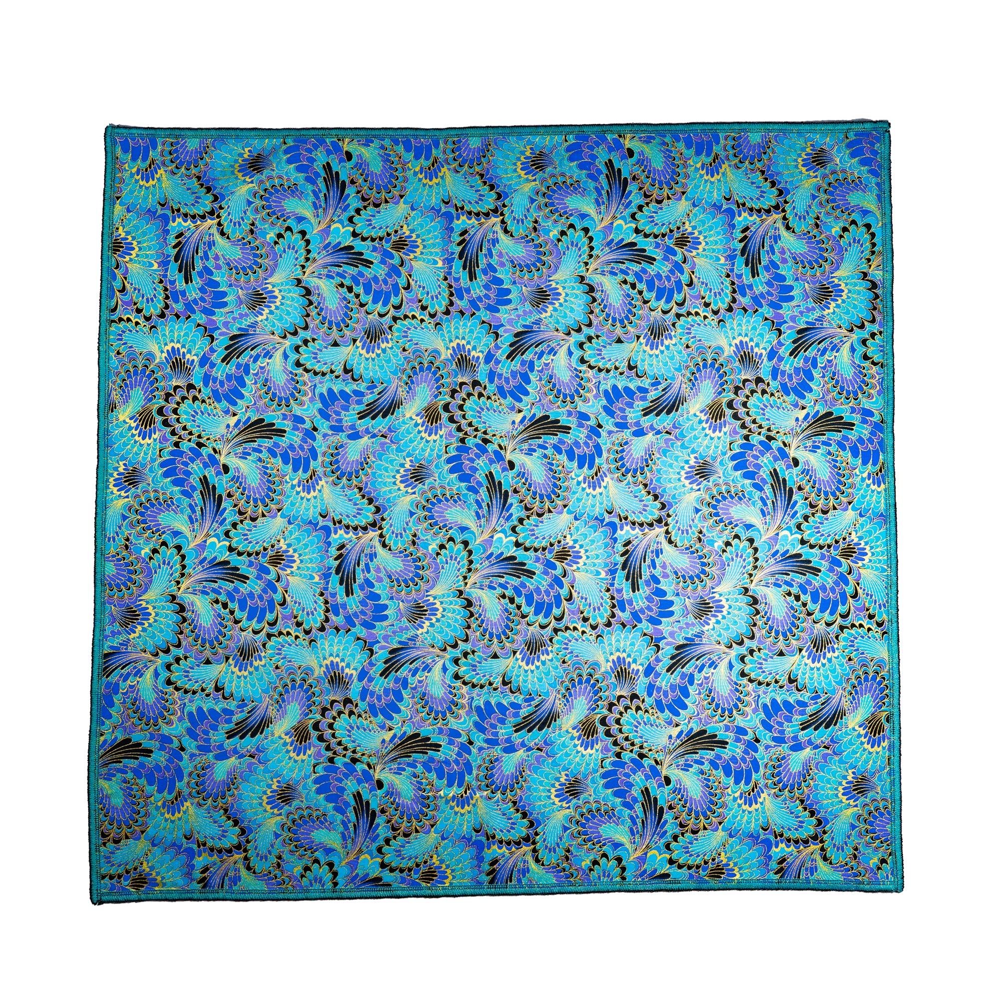 Peacock Filigree Bandana