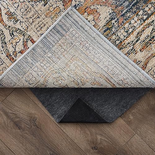 Edenbrook Almohadilla de fieltro antideslizante, segura para todos los pisos, 14 pulgadas de grosor, respaldo de goma, reduce el ruido,