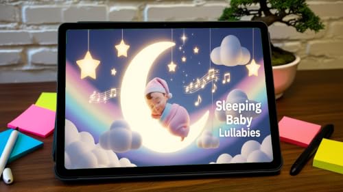 Sleeping Baby Lullabies – Gentle Music Screensaver for Instant Sleep – vue 3