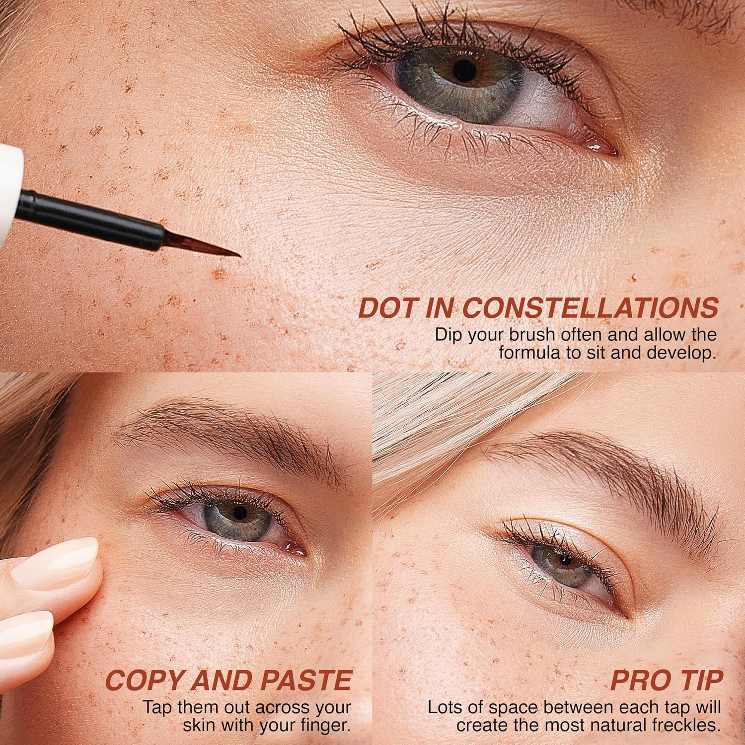 Freck OG Freckle Pen Mini 1.35ml Travel Size | Buildable Faux Freckles Makeup, Natural Sun-Kissed Finish, Long-Lasting | Clean, Vegan Formula, Ultra-Fine Precision Brush | For All Skin Tones