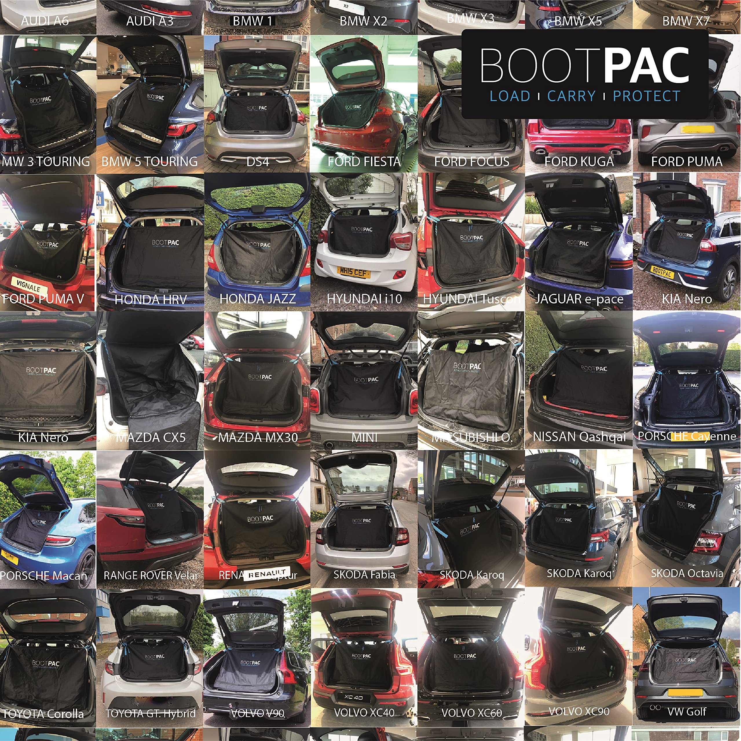 Classic,Universal Auto Auskleidung Tasche und Kofferraumschutz,passend für fast alle Schrägheck-SUV, 4x4 und Kombi, Feuchtigkeit und Insekten,Riesiges Fassungsvermögen von 1200 Liter