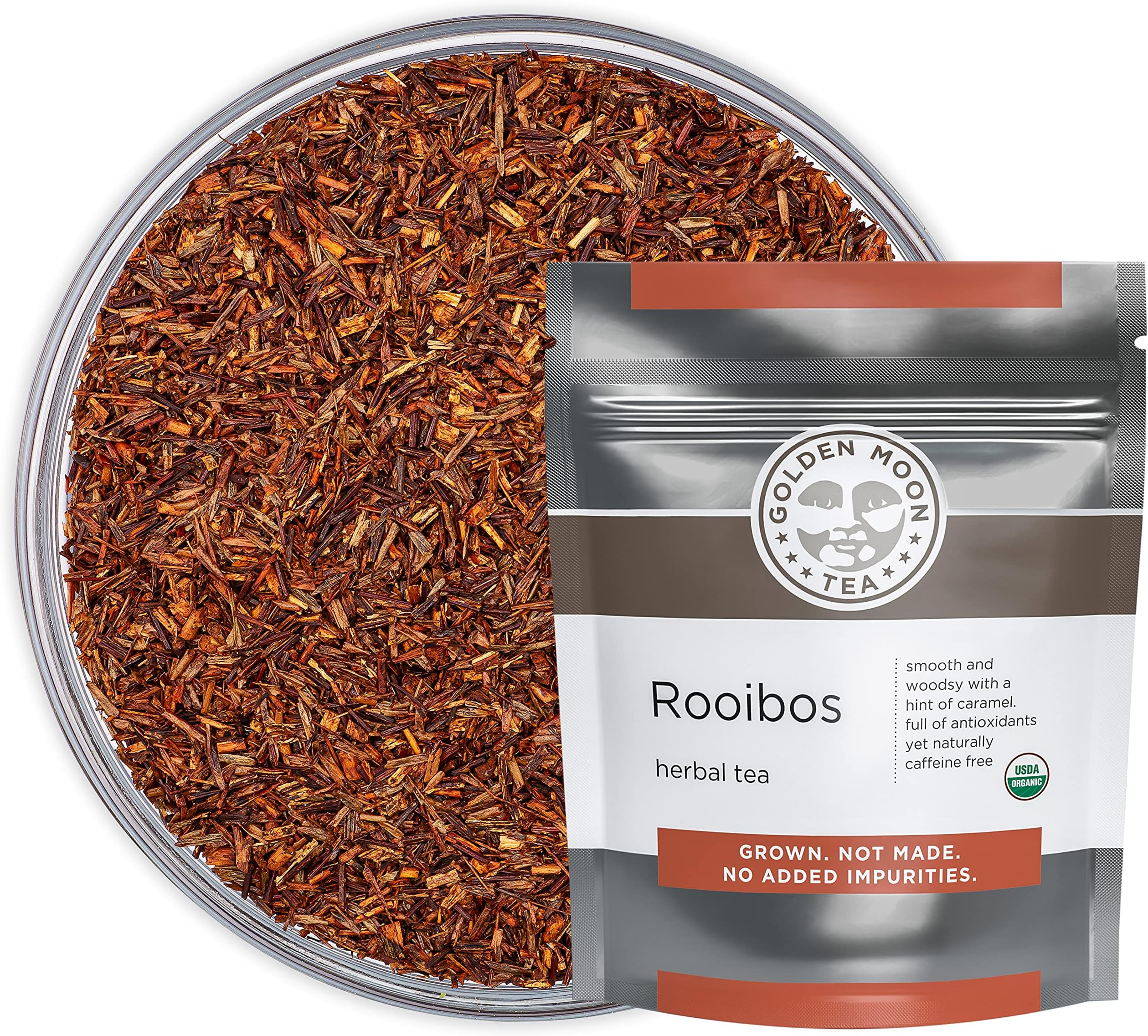 Rooibos Tea -Caffeine Free - Organic - Loose Leaf - Bulk - Non GMO - 96 Servings