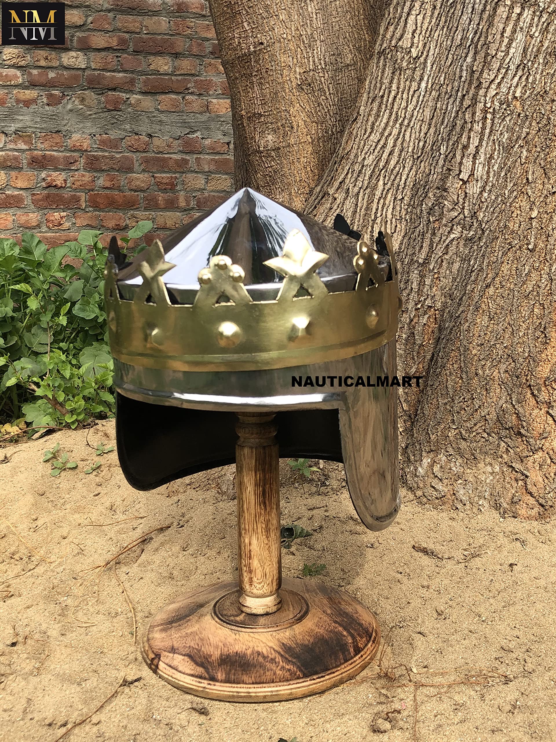 NauticalMart King Richard The Lionheart Helmet Unique Historical Armor Halloween Costume