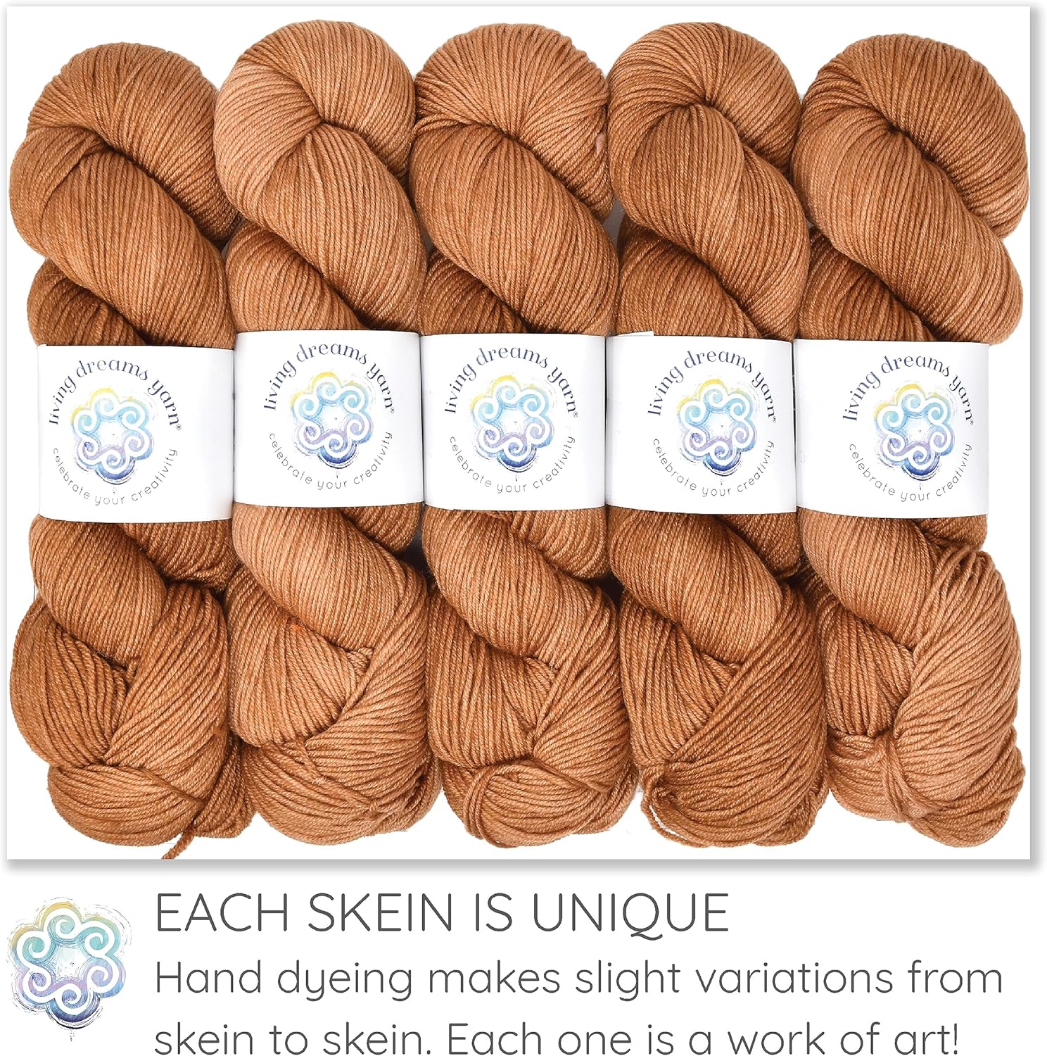 Living Dreams Yarn Galilea. Colorful Superwash Merino Sock Yarn. Super Soft and Strong. Hand Dyed to Perfection: Equinox