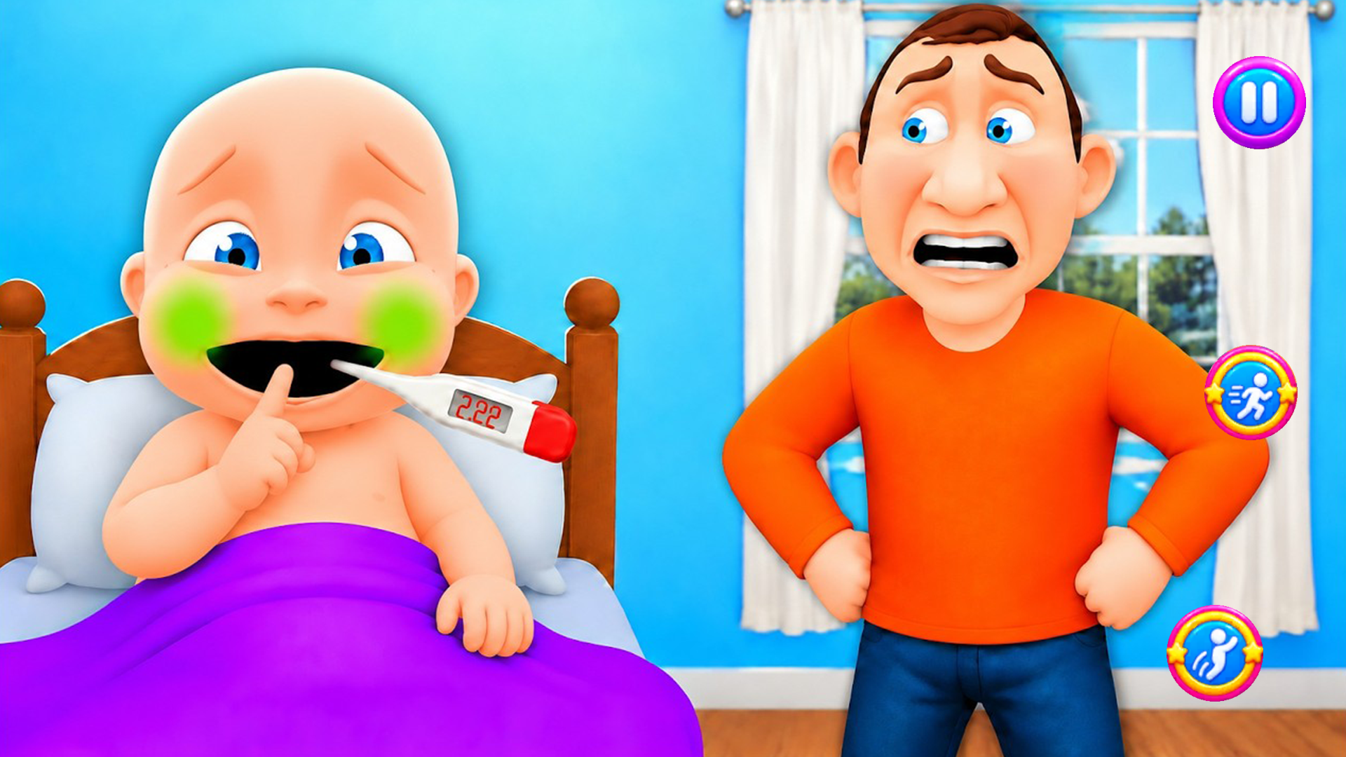 Naughty Baby Prank Simulator - Funny Baby Care & Family Adventure Game ...