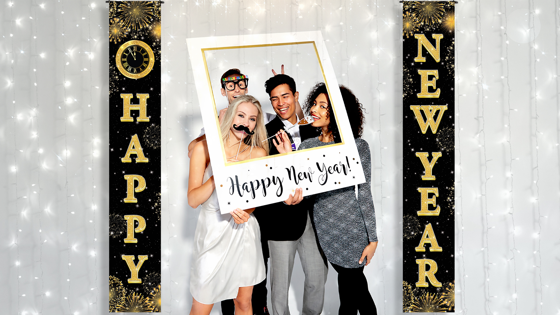 Amazon.com: KatchOn, XtraLarge Happy New Year Banner - 72x12 Inch