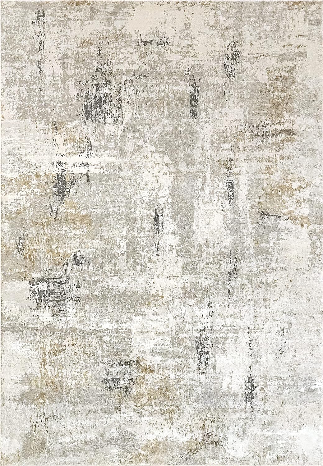 Dynamic Rugs Quartz Collection Area Rug 5'3" x 7'7" Ivory