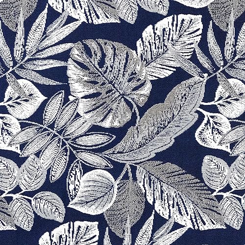 Miniatura 2 de RSH Décor - Juego de 2 cojines de mimbre en forma de U, resistentes a la intemperie (casco Lapislázuli azul, grande)