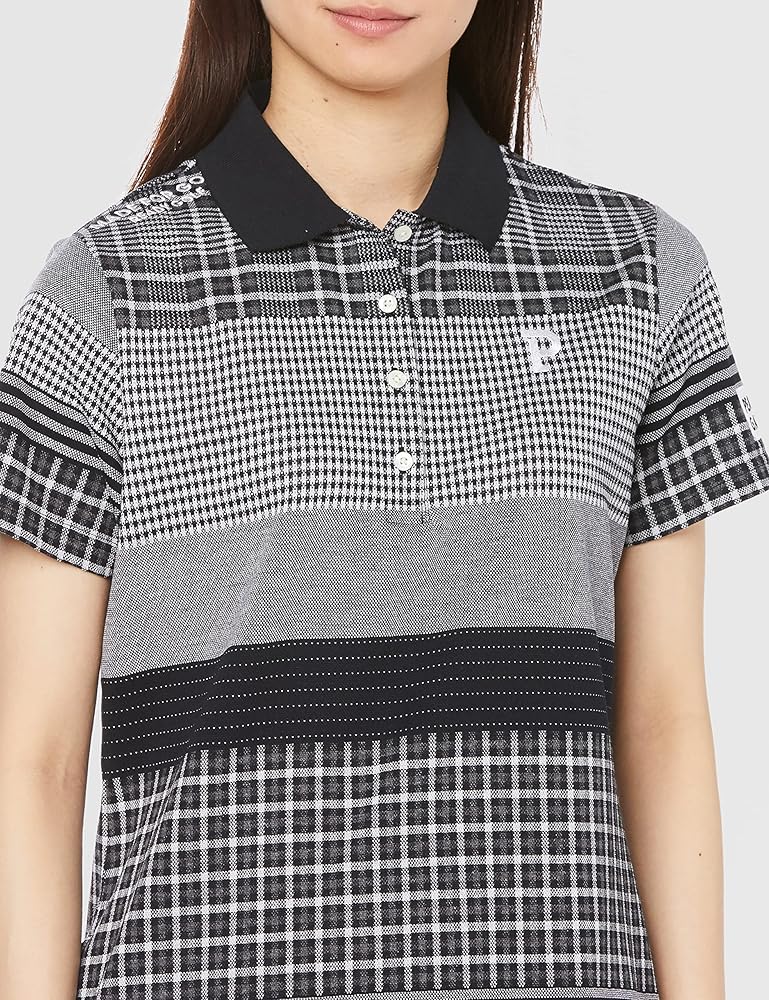 Amazon.co.jp: [パーリーゲイツ] レディース 半袖 ワンピース パッチ