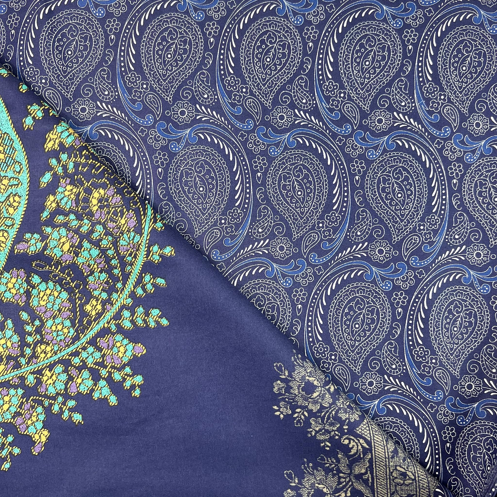Bassetti - copridivano telo arredo bassetti granfoulard recanati b1 3 misure blu - 270x270