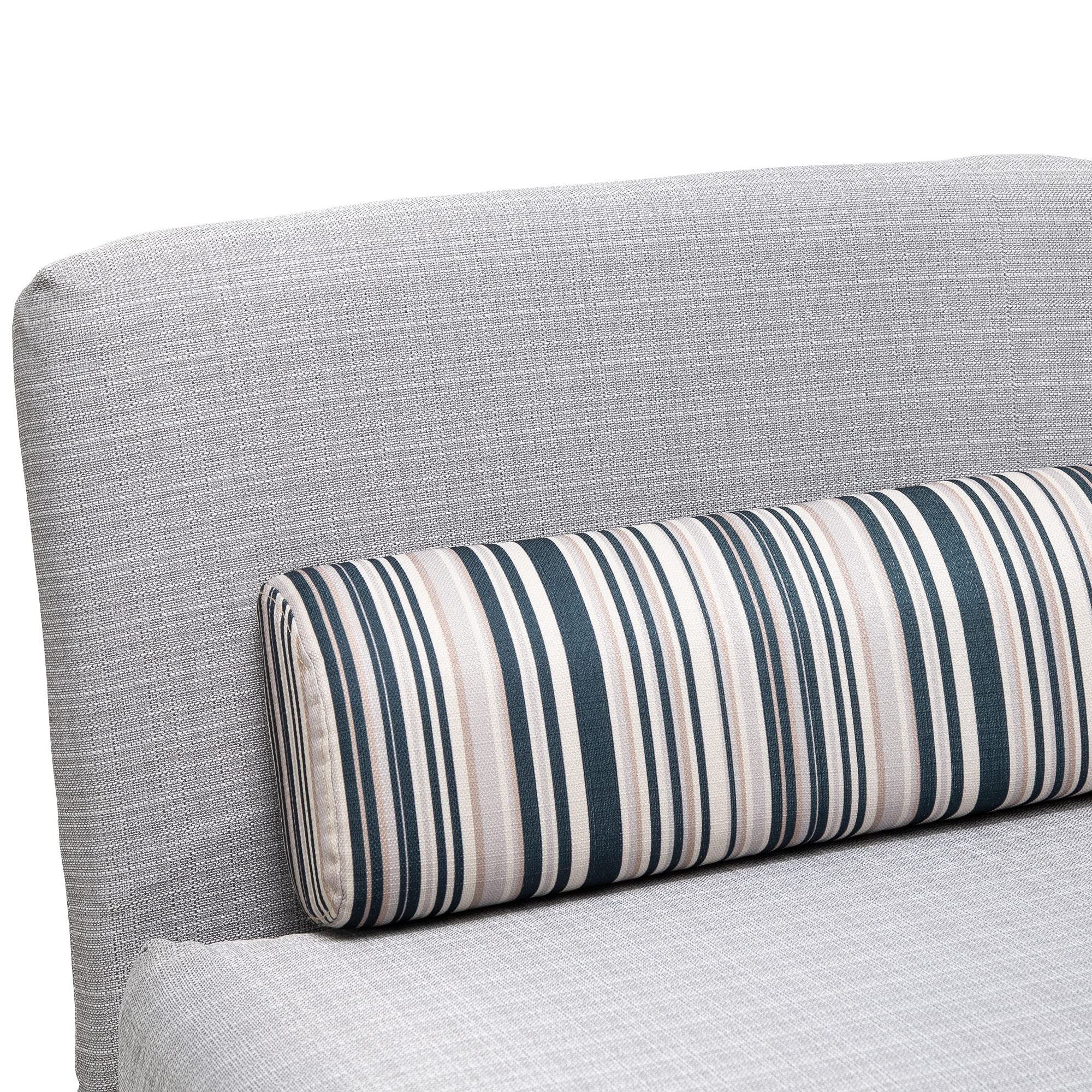 HOMCOM Poltrona Letto Singolo, Poltrona con Materasso e Cuscino Imbottito Sfoderabili - Schienale Regolabile 90-180° e Telaio in Metallo - 75x70x75 cm, Grigio