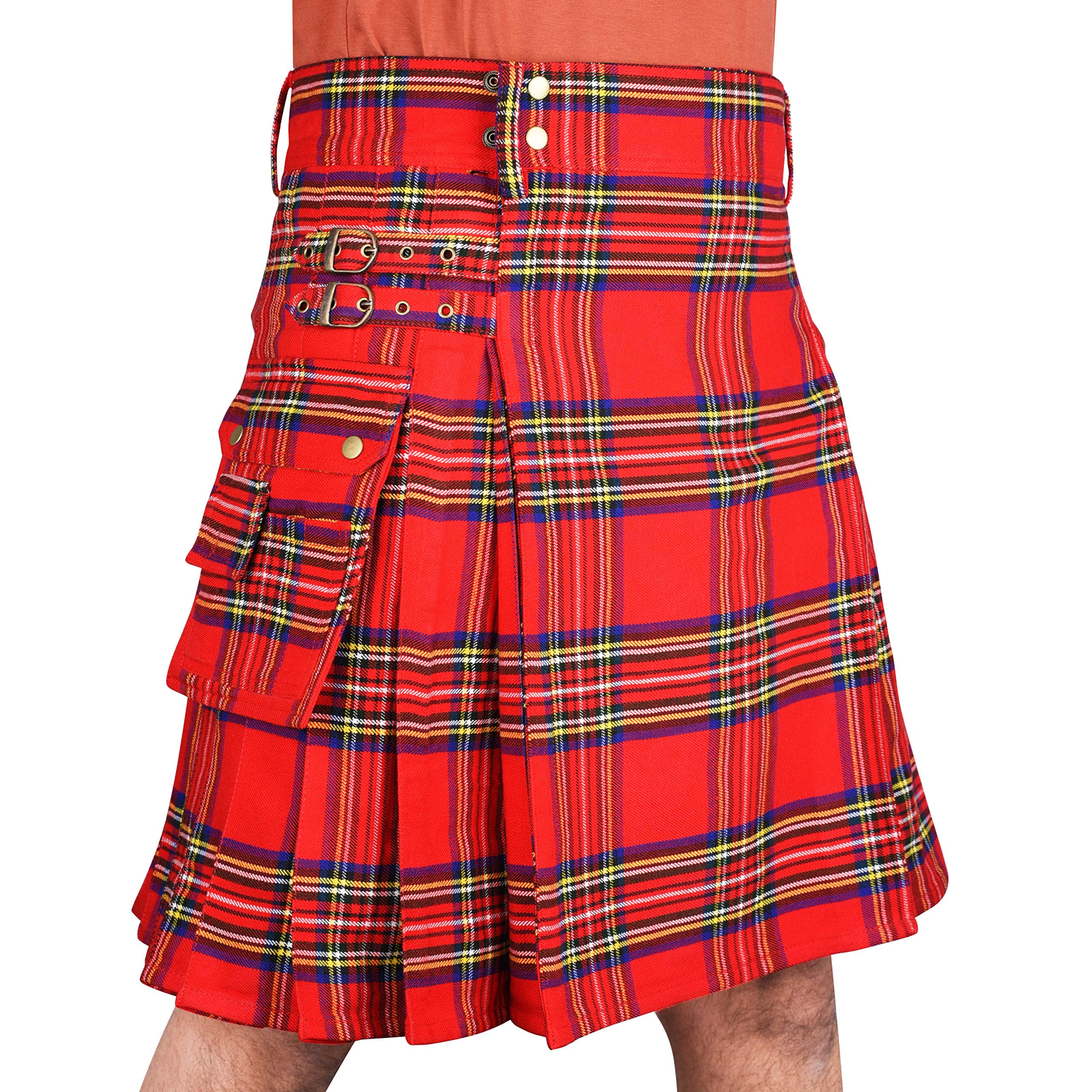 DSS KILTS- Men's Heavy Tartan Utility Kilt-Kilt for Men