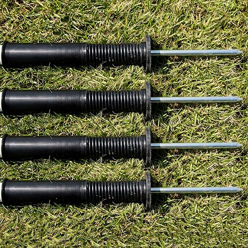 Miniatura 6 de FORZA Banderas de esquina de fútbol - Juego de 4 banderas de esquina con resorte - Equipo de campo de fútbol