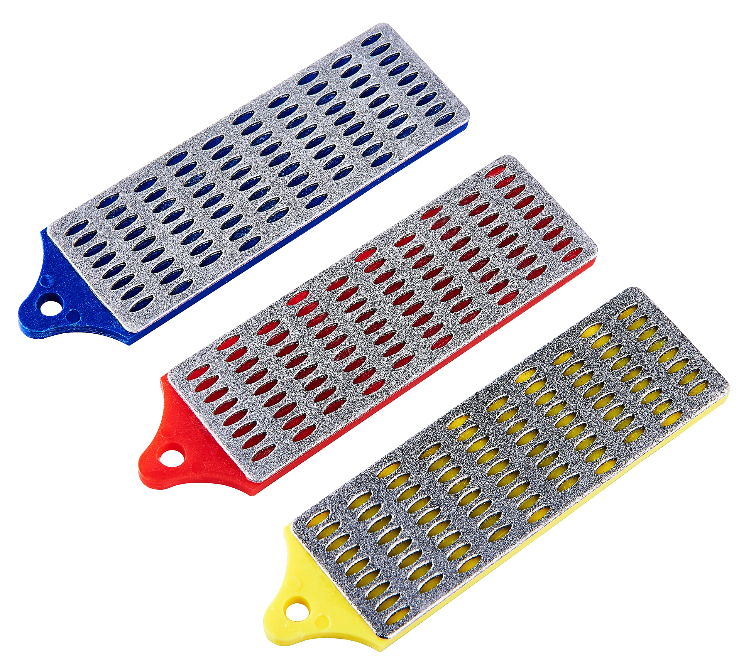 3x Mini Diamond File Set Excellent For Sharpening Chisels/Garden Shears Free p&p