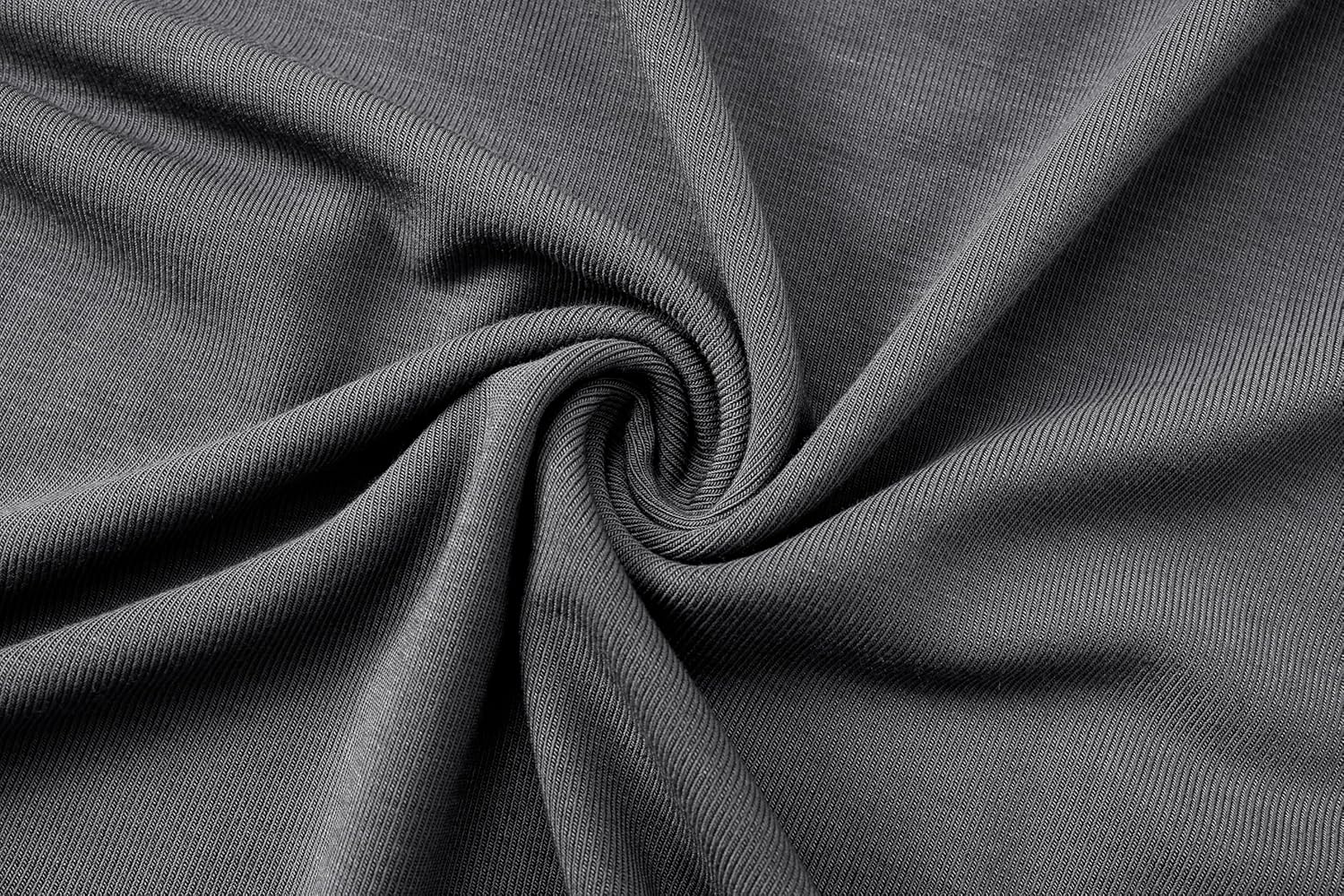 OThread & Co. Women's Short Sleeve T-Shirt Comfy Scoop Neck Tee Basic Ribbed Knit Layer - Image 7