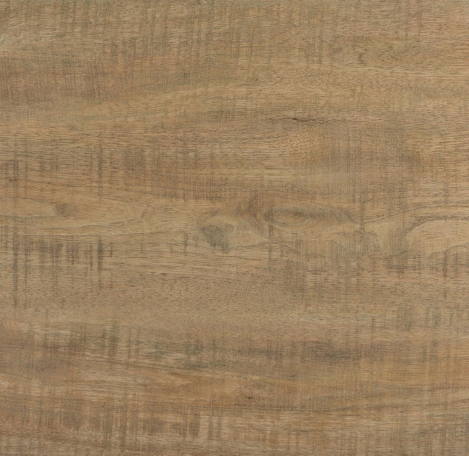 Devar Square Mango Wood End Table with Natural Finish