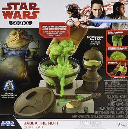 Amazon Com Basic Fun Inc Star Wars Jabba The Hutt Slime Kit De Laboratorio Juguetes Y Juegos