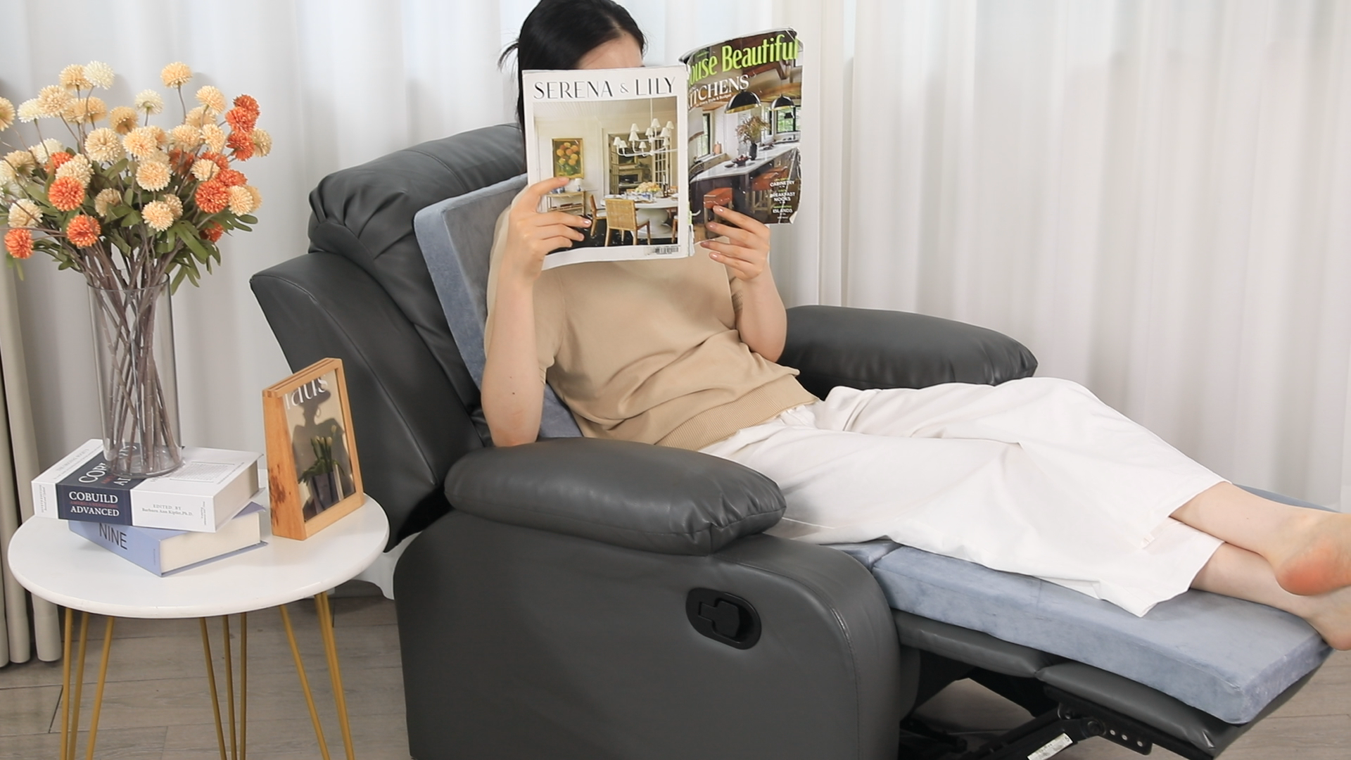 Amazon.com: HOMBYS 3-in-1 Recliner Seat Cushion with Lumbar