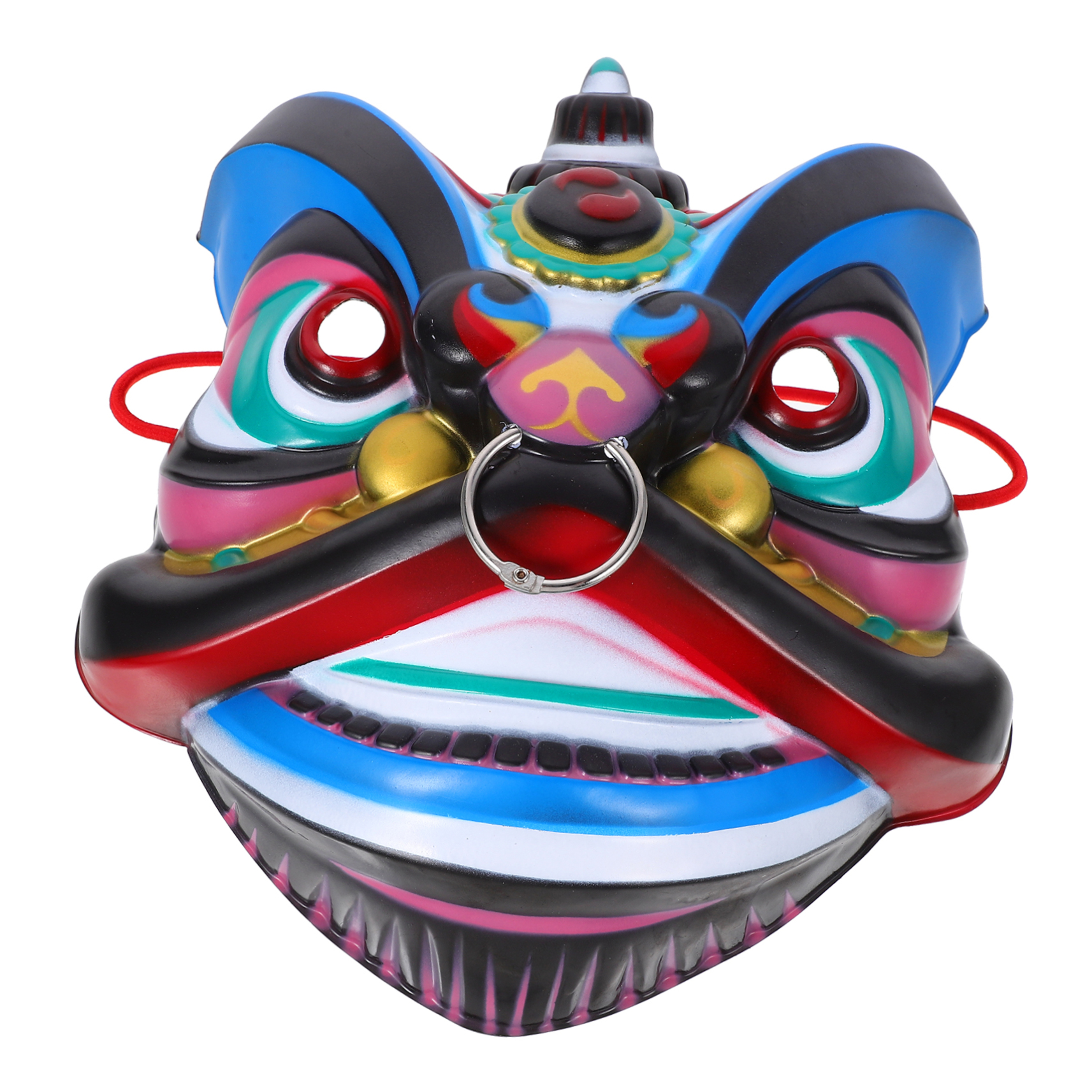 Amazon.com: SKISUNO Blue Chinese Lion Mask Handmade Dancing Lion