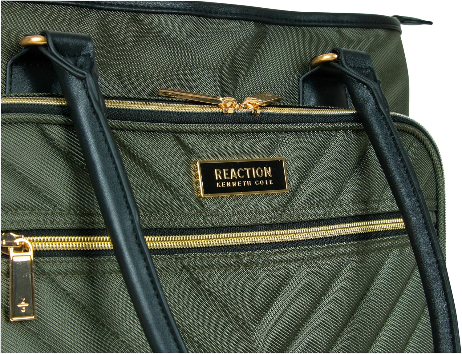 Super Deal Product Kenneth Cole Reaction Chelsea Chevron 15 Laptop & Tablet Business Tote W/Removable Shoulder Strap, Olive, Laptop Buy 2 get 3 Kenneth Cole Reaction Chelsea Chevron 15 Laptop & Tablet Business Tote W/Removable Shoulder Strap, Olive, Laptop