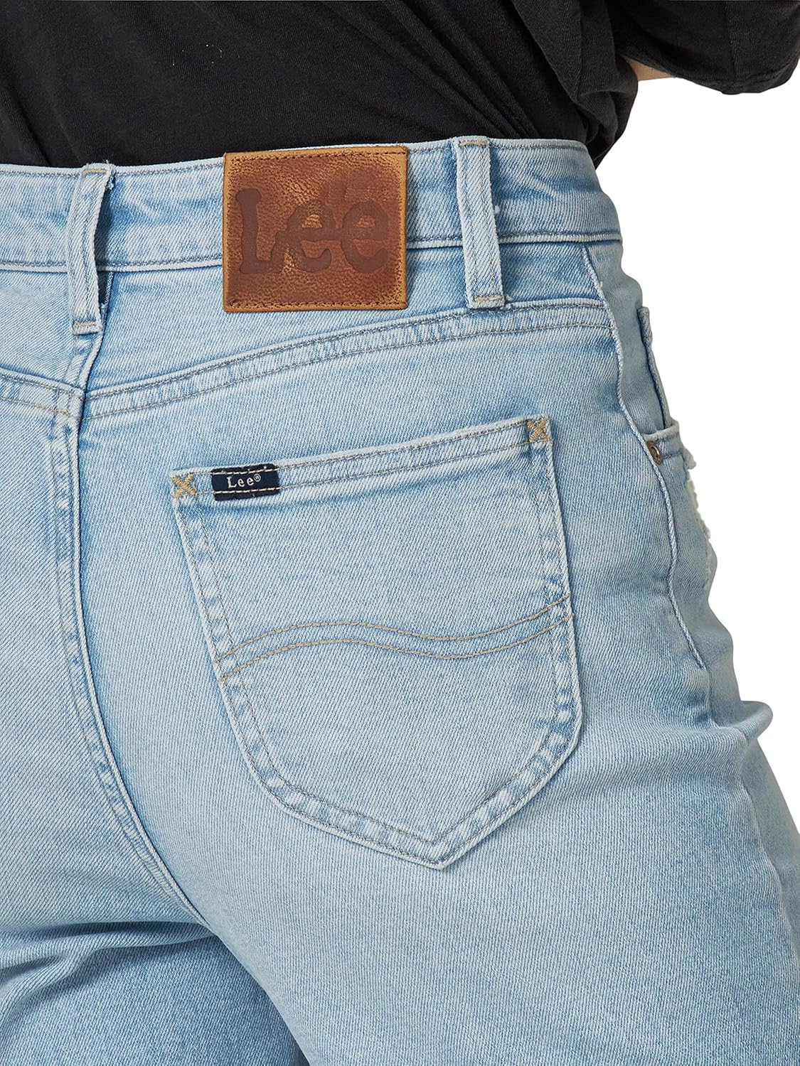 Lee Womens High Rise Straight Crop JeanJeans - Image 5