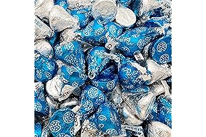 Hanukkah HERSHEY’S KISSES Blue and Silver Hanukkah Candy Mix
