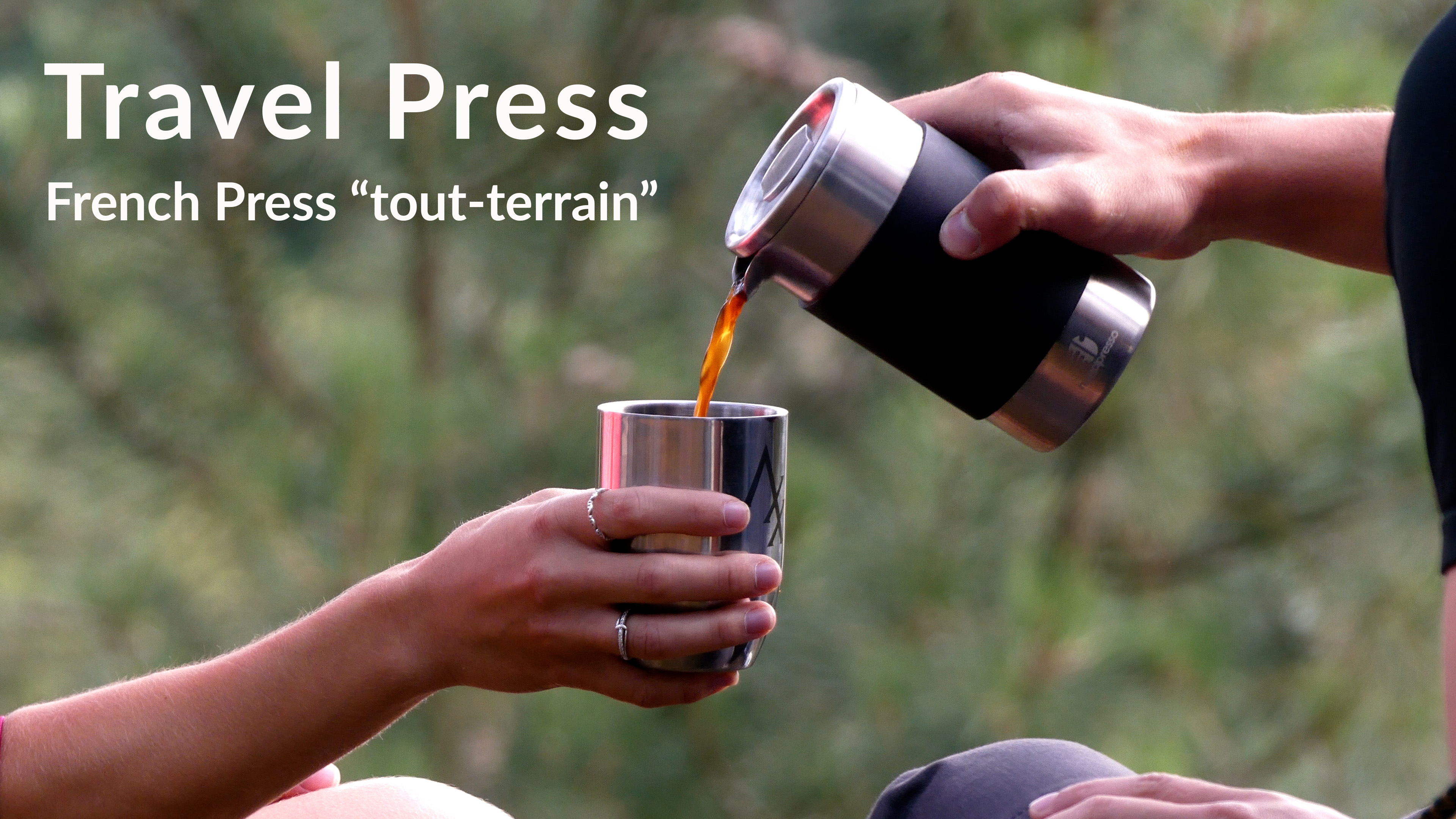 Handpresso Travel Press, compacte koffiemachine (INOX), dubbelwandig