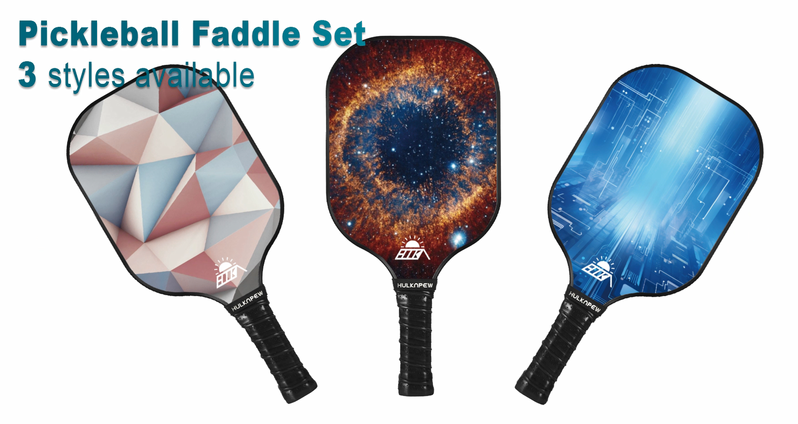 HULKNPEW Beginner Pickleball Paddles Set of 2, USAPA Approved