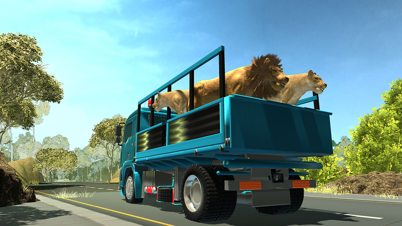 Wild Animal Kingdom Zoo Transport Truck Simulator Angry Elephant