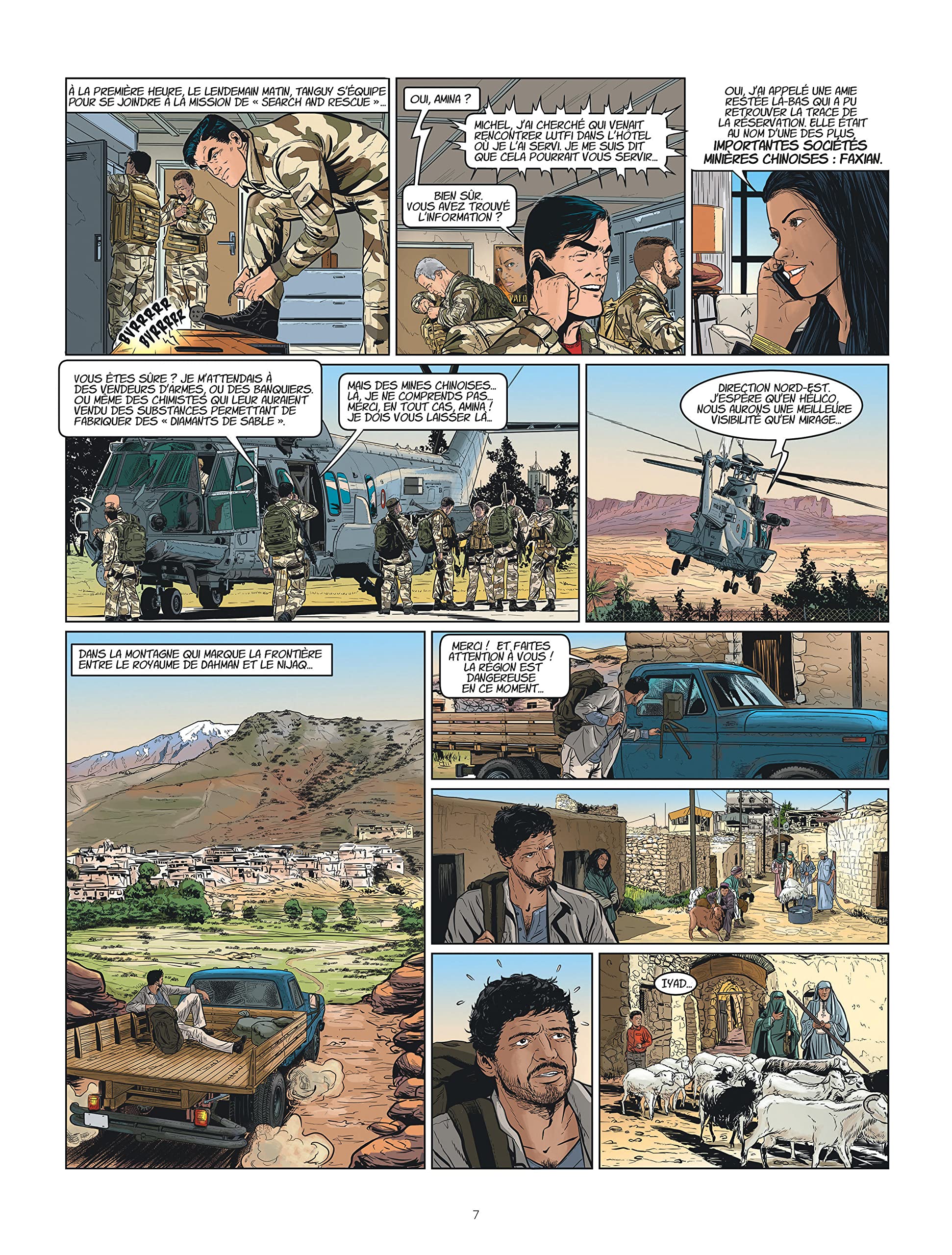 Les Chevaliers du ciel Tanguy et Laverdure - Tome 7 - Le Sabre du désert