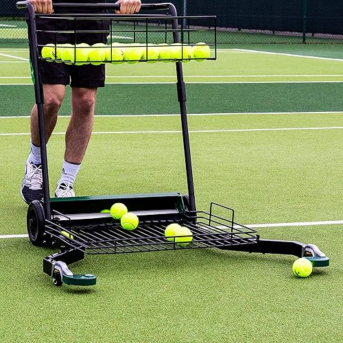 Miniatura 3 de Vermont Equipo de recogida de pelotas de tenis - Cortacésped, tubo de recogida, tolva de pelota y carros - Colección de pelotas de tenis sin