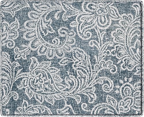 Miniatura 7 de HomePop Decoración para el hogar  K7646-A879  Otomana tapizada moderna rectangular de almacenamiento  Otomana con tapa con bisagras con