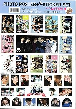 KPOPアーティスト・韓流　　入手困難非売品ポスター５０枚セット Amazon.co.jp: 韓国 K-POP ☆MONSTA X☆ ポスター12枚＋